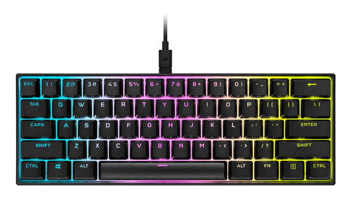 Περισσότερες πληροφορίες για "Corsair K65 RGB MINI (Μαύρο/USB/RGB LED)"