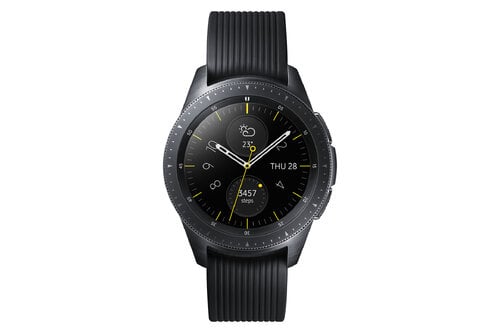 Περισσότερες πληροφορίες για "Samsung Galaxy Watch (42mm/LTE/Μαύρο/Ανοξείδωτο ατσάλι)"