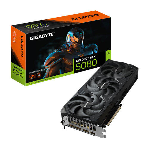 Περισσότερες πληροφορίες για "GIGABYTE GeForce RTX 5080 WINDFORCE OC SFF 16G"
