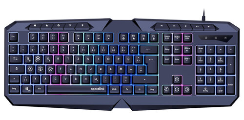 Περισσότερες πληροφορίες για "SPEEDLINK LUDICIUM (Μαύρο/USB/RGB LED)"