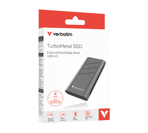 Περισσότερες πληροφορίες για "Verbatim TurboMetal SSD USB4 4TB"