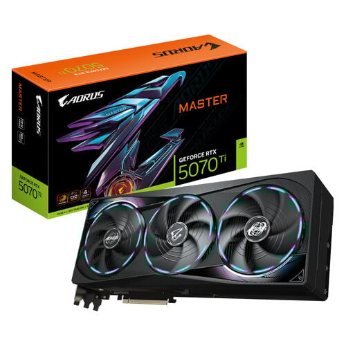 Περισσότερες πληροφορίες για "GIGABYTE AORUS GeForce RTX 5070 Ti MASTER 16G"