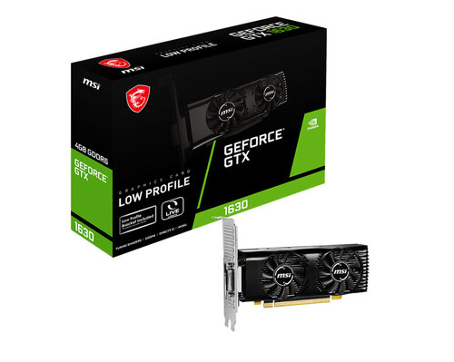 Περισσότερες πληροφορίες για "MSI GEFORCE GTX 1630 4GT LP"
