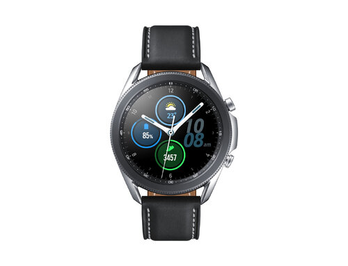 Περισσότερες πληροφορίες για "Samsung Galaxy Watch3 (45mm/Ασημί/Ανοξείδωτο ατσάλι)"