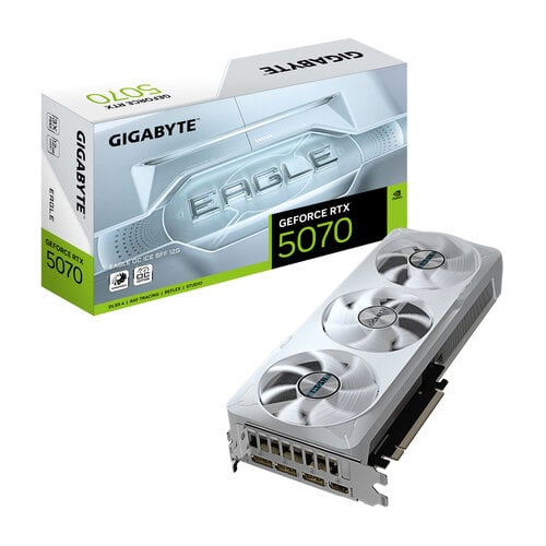 Περισσότερες πληροφορίες για "GIGABYTE GeForce RTX 5070 EAGLE OC ICE SFF 12G"