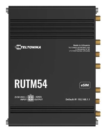 Περισσότερες πληροφορίες για "Teltonika RUTM54"