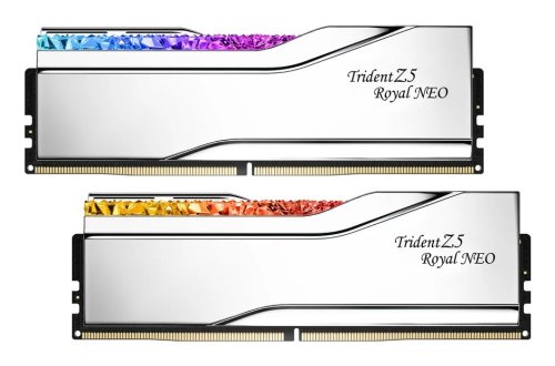 Περισσότερες πληροφορίες για "G.Skill Trident Z5 Royal Neo F5-6000J2836F48GX2-TR5NS (96 GB/DDR5)"