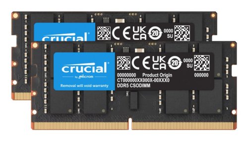 Περισσότερες πληροφορίες για "Crucial CT2K64G64C52CS5 (128 GB/DDR5/6400MHz)"