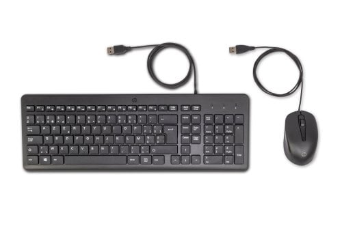 Περισσότερες πληροφορίες για "HP 150 Wired Mouse and Keyboard (Μαύρο/USB)"