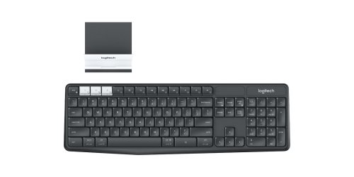 Περισσότερες πληροφορίες για "Logitech K375s (Μαύρο, Άσπρο/RF Wireless + Bluetooth)"