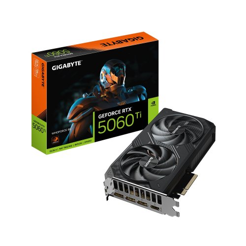 Περισσότερες πληροφορίες για "GIGABYTE GeForce RTX 5060 Ti WINDFORCE 8G"
