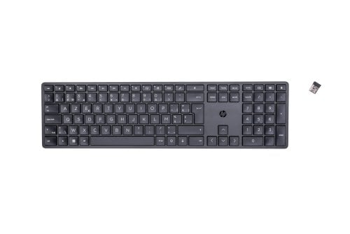 Περισσότερες πληροφορίες για "HP 450 Programmable Wireless Keyboard (Μαύρο/RF Ασύρματο + USB)"