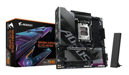 Περισσότερες πληροφορίες για "GIGABYTE B840M AORUS ELITE WIFI6E"
