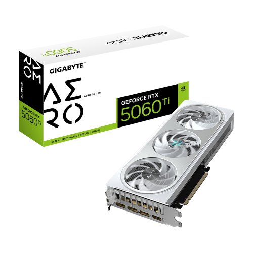 Περισσότερες πληροφορίες για "GIGABYTE GeForce RTX 5060 Ti AERO OC 16G"