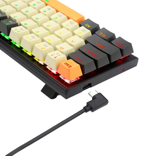 Περισσότερες πληροφορίες για "REDRAGON K633CGO-RGB Ryze (Γκρι/USB)"