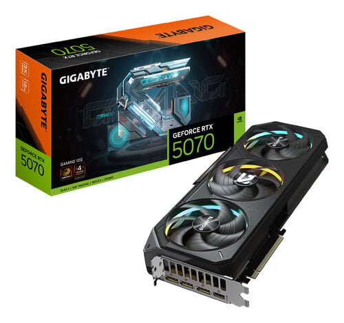 Περισσότερες πληροφορίες για "GIGABYTE GeForce RTX 5070 GAMING 12G"