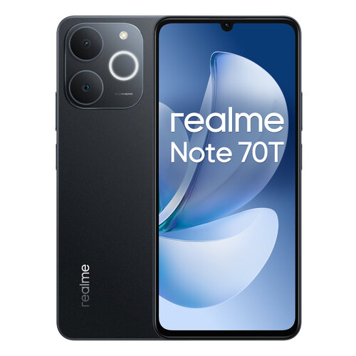Περισσότερες πληροφορίες για "realme Note 70T (Μαύρο/128 GB)"