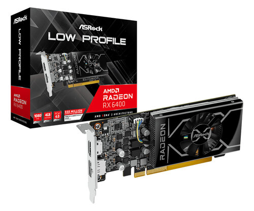 Περισσότερες πληροφορίες για "Asrock AMD Radeon RX 6400 Low Profile 4GB"