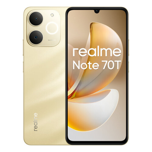 Περισσότερες πληροφορίες για "realme Note 70T (Χρυσό/256 GB)"