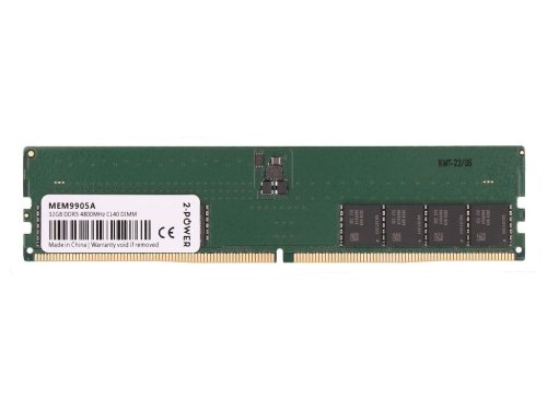 Περισσότερες πληροφορίες για "2-Power 2P-4M9Y2AA (32 GB/DDR5/4800MHz)"