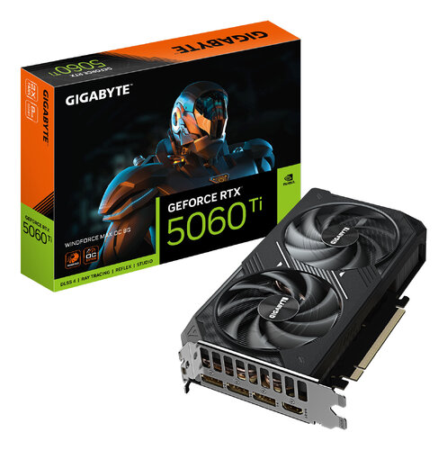Περισσότερες πληροφορίες για "GIGABYTE GeForce RTX 5060 Ti WINDFORCE MAX OC 8G"