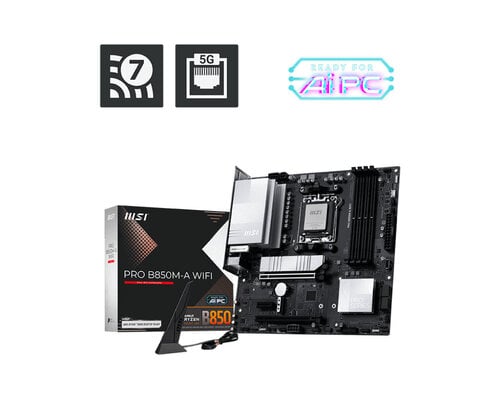 Περισσότερες πληροφορίες για "MSI PRO B850M-A WIFI"