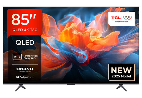 Περισσότερες πληροφορίες για "TCL T8C 85 inch 4K Ultra HD QLED Smart Google TV"
