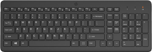 Περισσότερες πληροφορίες για "HP 225 Wireless Keyboard - Tastatur (Μαύρο/RF Wireless)"