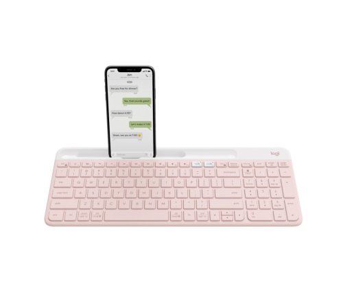 Περισσότερες πληροφορίες για "Logitech Slim Multi-Device Keyboard K580 (Ροδόχρους/RF Wireless + Bluetooth)"