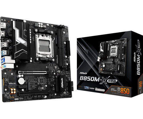 Περισσότερες πληροφορίες για "Asrock B850M-X R2.0"