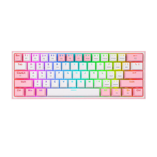Περισσότερες πληροφορίες για "REDRAGON K616 Fizz Pro white/pink (Ροζ/USB + RF Wireless + Bluetooth)"