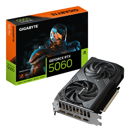 Περισσότερες πληροφορίες για "GIGABYTE GeForce RTX 5060 WINDFORCE MAX OC 8G"