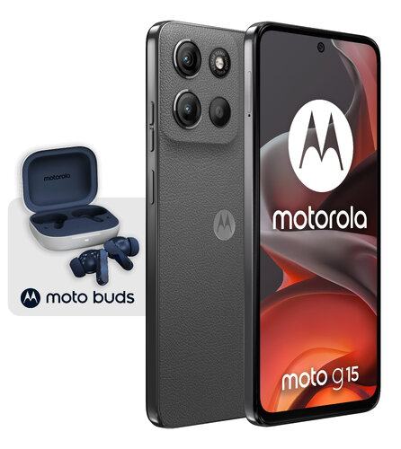 Περισσότερες πληροφορίες για "Motorola Moto g15 (Γκρι/256 GB)"