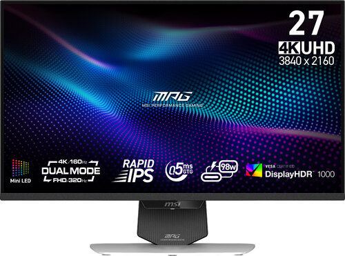 Περισσότερες πληροφορίες για "MSI MPG 274URDFW E16M (27"/4K Ultra HD)"