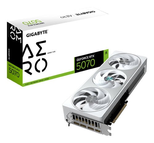 Περισσότερες πληροφορίες για "GIGABYTE GeForce RTX 5070 AERO 12G"