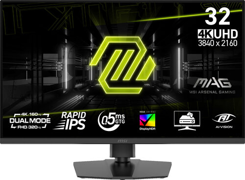 Περισσότερες πληροφορίες για "MSI MAG 322URDF E16 (31.5"/4K Ultra HD)"