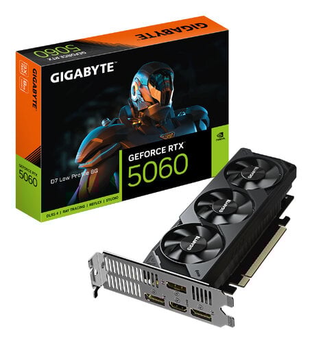 Περισσότερες πληροφορίες για "GIGABYTE GeForce RTX 5060 D7 Low Profile 8G"
