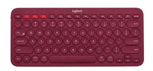Περισσότερες πληροφορίες για "Logitech K380 Multi-Device (Κόκκινο/Bluetooth)"