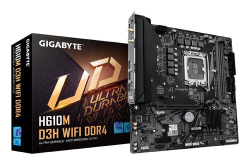Περισσότερες πληροφορίες για "GIGABYTE H610M D3H WIFI DDR4"