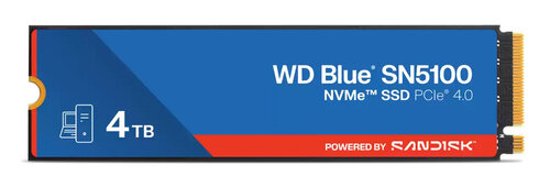 Περισσότερες πληροφορίες για "SanDisk WD Blue SN5100 (4 TB GB/PCI Express 4.0)"