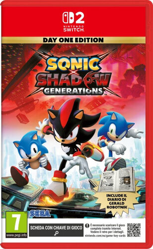 Περισσότερες πληροφορίες για "Sonic x Shadow Generations Day One Edition ( 2) (Nintendo Switch 2)"