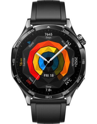 Περισσότερες πληροφορίες για "Huawei WATCH GT 5 (46mm/Μαύρο/Ανοξείδωτο ατσάλι)"