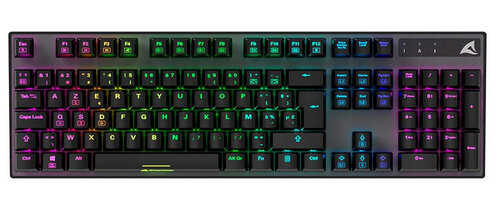 Περισσότερες πληροφορίες για "Sharkoon SGK20 RED BE (Μαύρο/USB/RGB LED)"