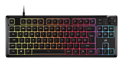 Περισσότερες πληροφορίες για "Corsair K55 CORE TKL RGB (Μαύρο/USB/RGB LED)"