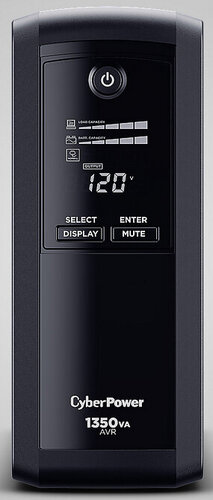 Περισσότερες πληροφορίες για "CyberPower LCD CP1350AVRLCDA (Line-Interactive)"
