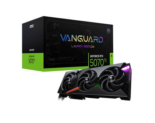 Περισσότερες πληροφορίες για "MSI GEFORCE RTX 5070 TI 16G VANGUARD SOC LAUNCH EDITION"
