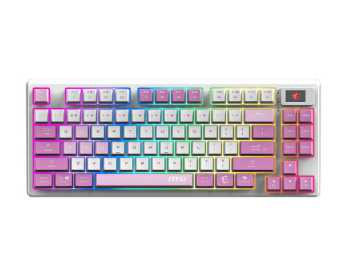 Περισσότερες πληροφορίες για "MSI FORGE GK600 TKL WIRELESS VIOLET (Ιόχρους, Άσπρο/USB + Bluetooth/RGB LED)"