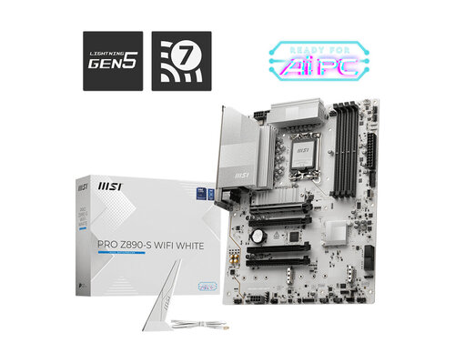 Περισσότερες πληροφορίες για "MSI PRO Z890-S WIFI WHITE"