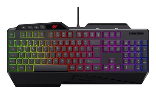Περισσότερες πληροφορίες για "Havit KB488L (Μαύρο/USB/RGB LED)"