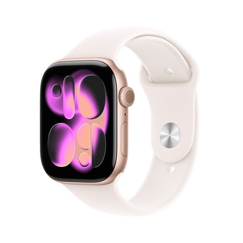 Περισσότερες πληροφορίες για "Apple Watch Series 11 (46mm/Ροζ χρυσό/Αλουμίνιο)"